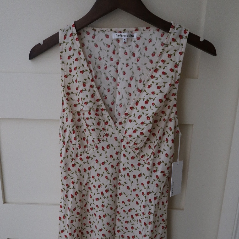 Reformation Roses Tank Mini Dress